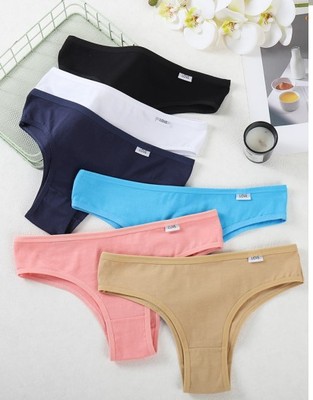 cotton panties lady striped thong love06