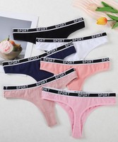 cotton panties sexy lady striped thong sport08