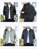 men's casual blazers windbreak bomber jacket