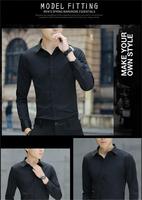 men's long sleeve shirt business style