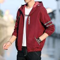 men's casual jacket with hood