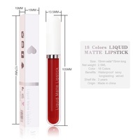 Liquid matte lipsticks