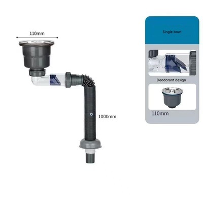 kitchen sink drainage single bowl