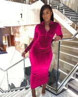 ladies long sleeve dress autumn