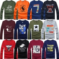Men's T-shirt round neck long sleeves