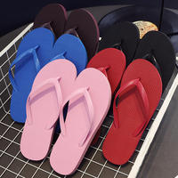 women's slippers flip flop open toe simple style