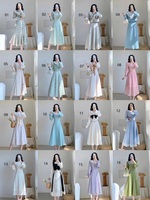 ladies summer floral dress French-style dress new style