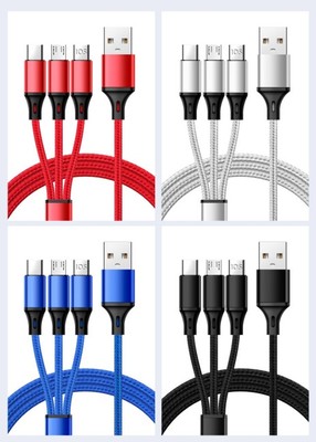3 in 1 fast charging cable